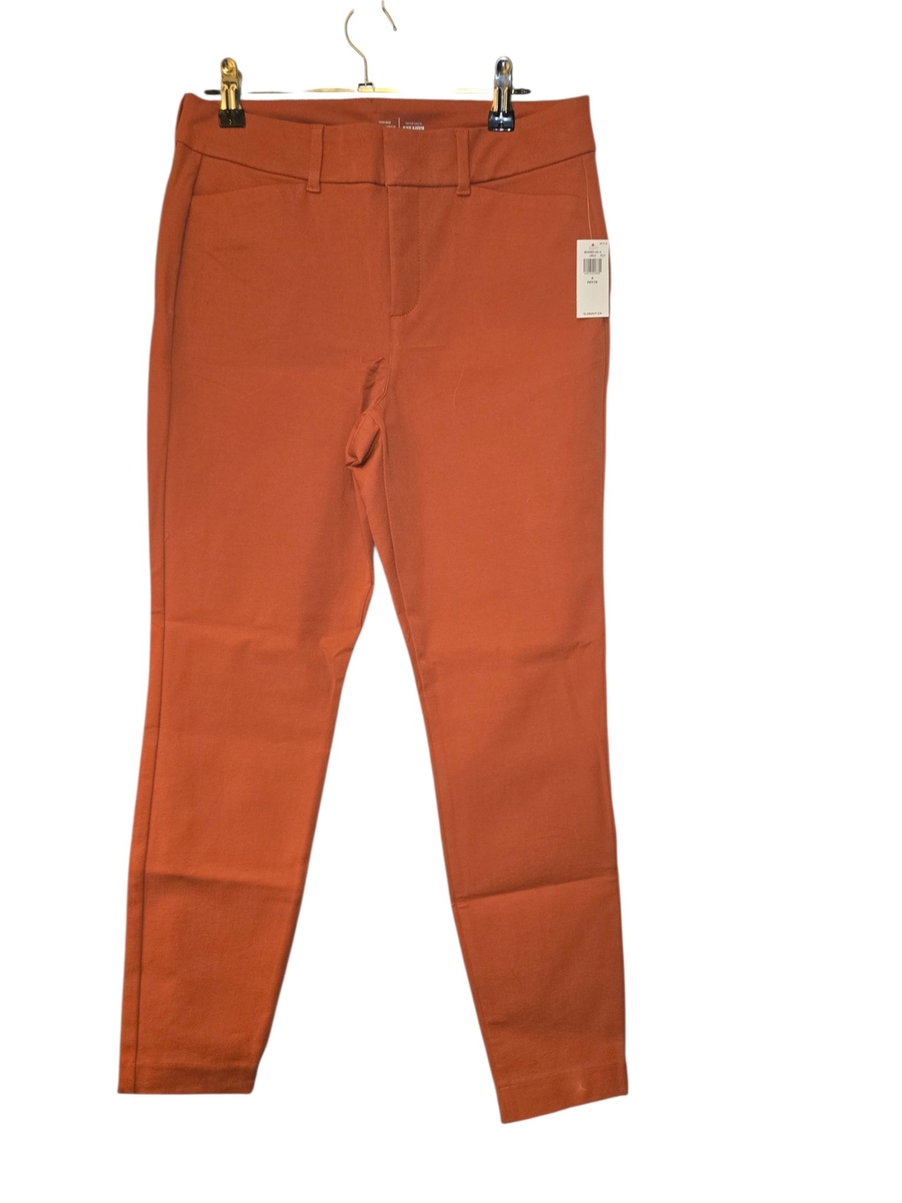 Old Navy Petite Pixie Skinny High-Rise Pants in Paprika